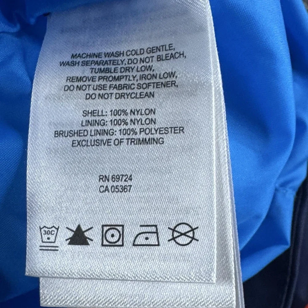 Columbia Bugaboo Ski Jacket Kids 8 Blue Omni-Tech Waterproof Winter Insulated